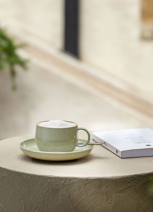 Villeroy & Boch Alga schotel 16,1 cm - voorkant 3 lindegroen