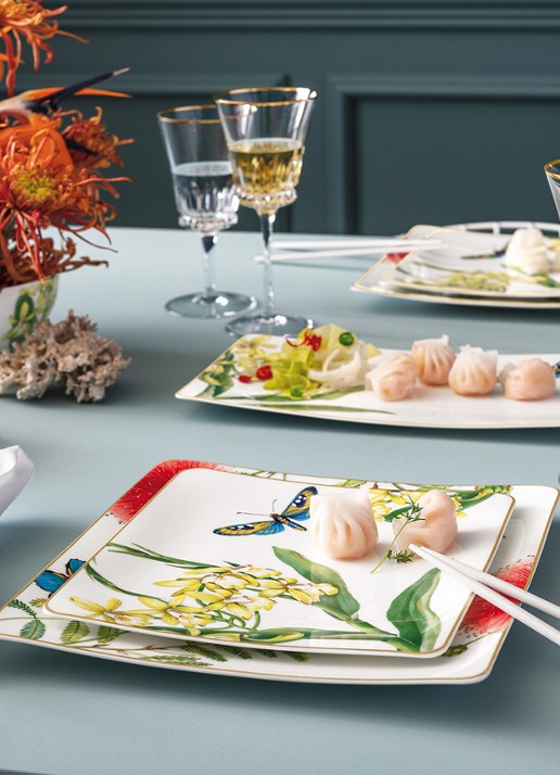 Villeroy & Boch Amazonia dinerbord 27 cm - voorkant 3 groen