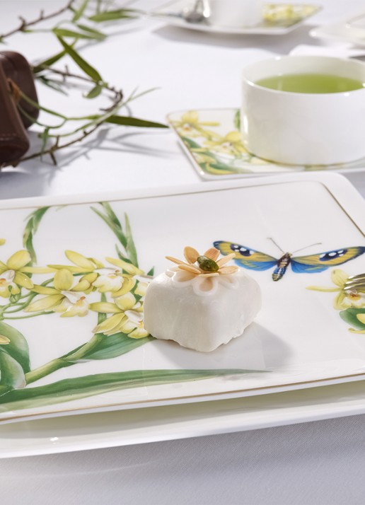 Villeroy & Boch Amazonia ontbijtbord 23 cm - voorkant 2 groen