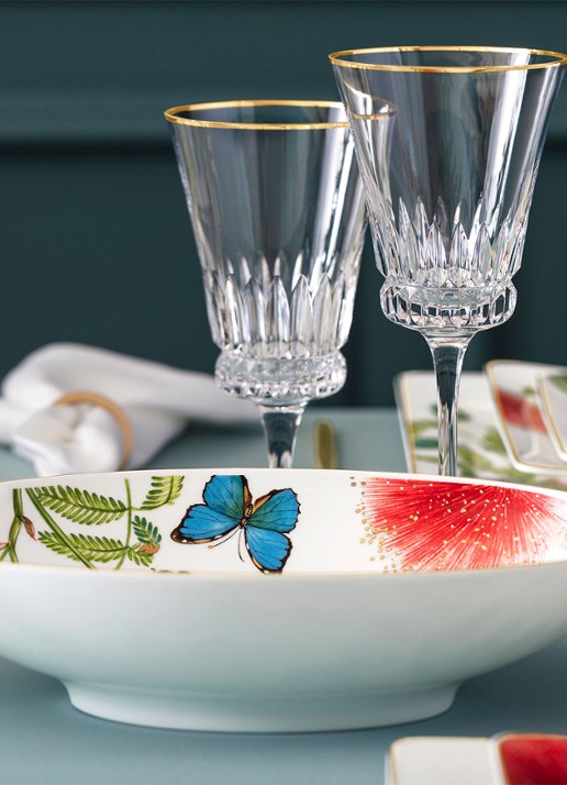 Villeroy & Boch Amazonia saladeschaal 30 cm - achterkant steenrood