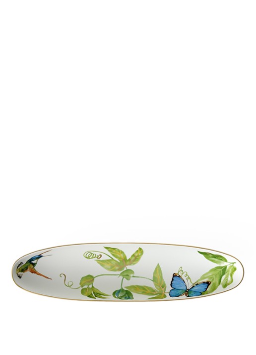 Villeroy & Boch Amazonia serveerschaal 29 cm - voorkant 2 donkerblauw