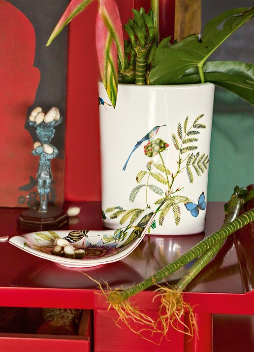 Villeroy & Boch Amazonia vaas 29 cm - voorkant 2 gebroken wit
