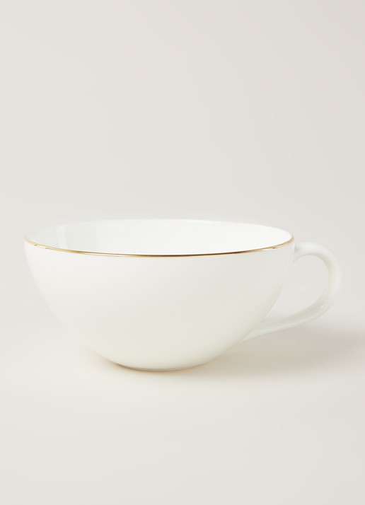 Villeroy & Boch Anmut Gold theekopje 20 cl - voorkant 3 gebroken wit