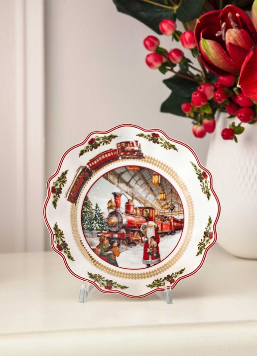 Villeroy & Boch Annual Christmas 2025 schaal 16,3 cm - achterkant gebroken wit
