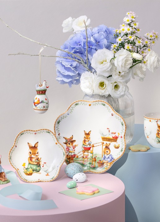 Villeroy & Boch Annual Easter Edition 2026 kom 15 cm - achterkant gebroken wit