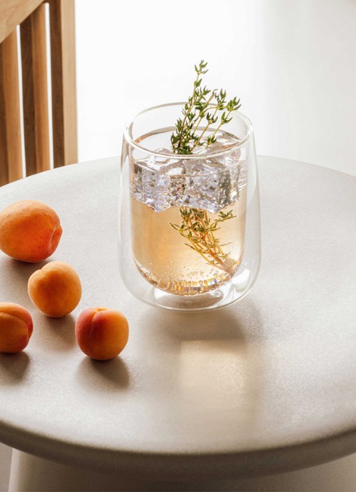Villeroy & Boch Artesano dubbelwandig latte machiato glas  25 cl set van 2 - voorkant 2 transparant
