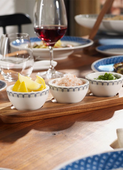 Villeroy & Boch Artesano Original partyschaal van hout 30,5 x 9,5 cm - achterkant 5 bruin