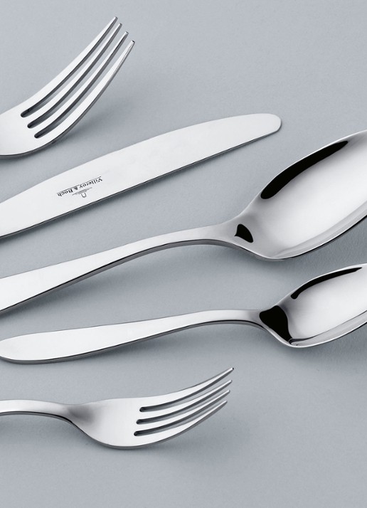 Villeroy & Boch Arthur bestekset 24-delig  - achterkant zilver