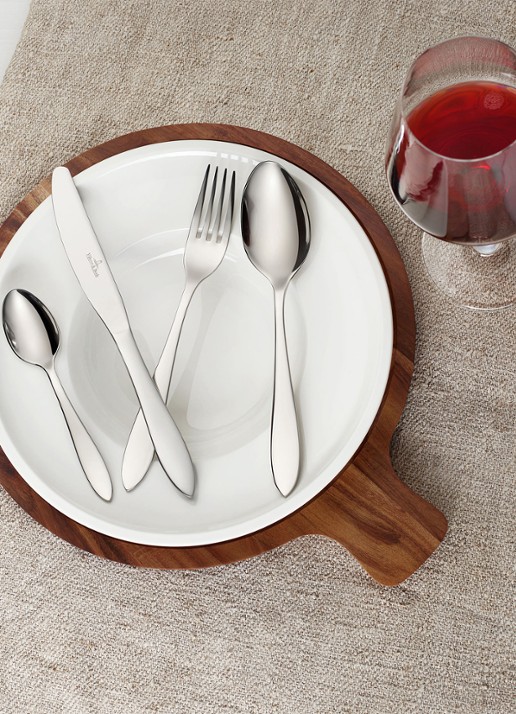 Villeroy & Boch Arthur bestekset 30-delig - voorkant 2 roestvrijstaal