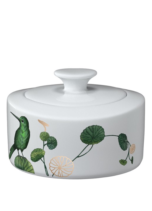 Villeroy & Boch Avarua suikerpotje 33 cl - voorkant 5 gebroken wit