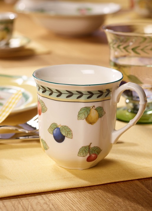 Villeroy & Boch Becher mit Henkel   Genie?en m - voorkant 3 lindegroen