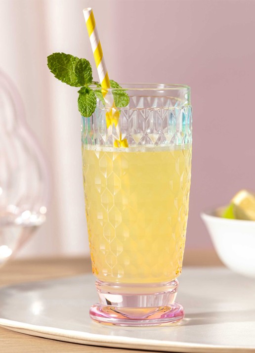 Villeroy & Boch Boston Pearl longdrink glas 30 cl - voorkant 3 transparant
