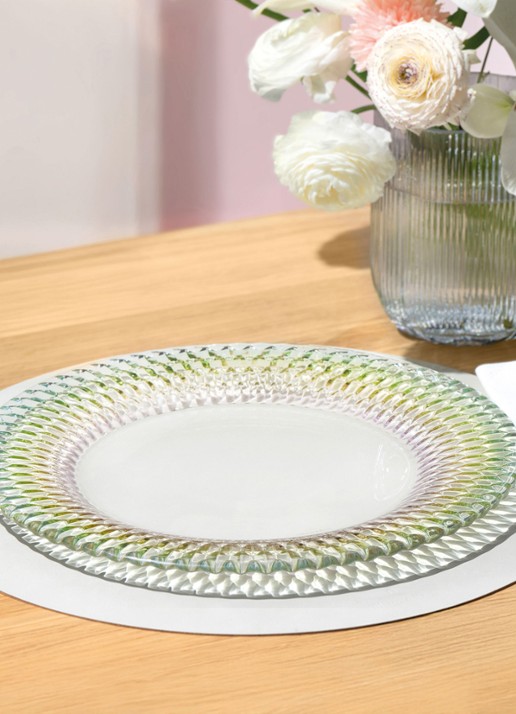 Villeroy & Boch Boston Pearl onderbord 32 cm - voorkant 2 groen