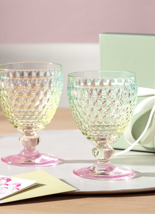 Villeroy & Boch Boston Pearl rode wijnglas 20 cl - voorkant 2 multicolor
