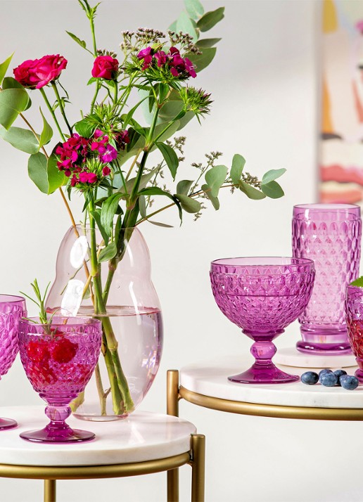 Villeroy & Boch Boston rode wijnglas 20 cl - achterkant paars