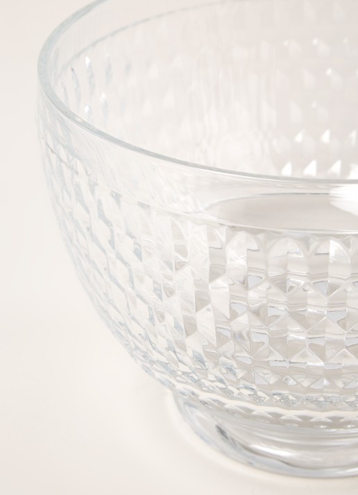 Villeroy & Boch Boston saladeschaal 21 cm - detail transparant
