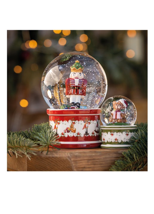 Villeroy & Boch Christmas Toys sneeuwbol 17 cm - detail 6 steenrood