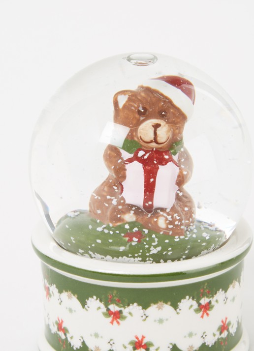 Villeroy & Boch Christmas Toys sneeuwbol 9 cm - detail 4 groen