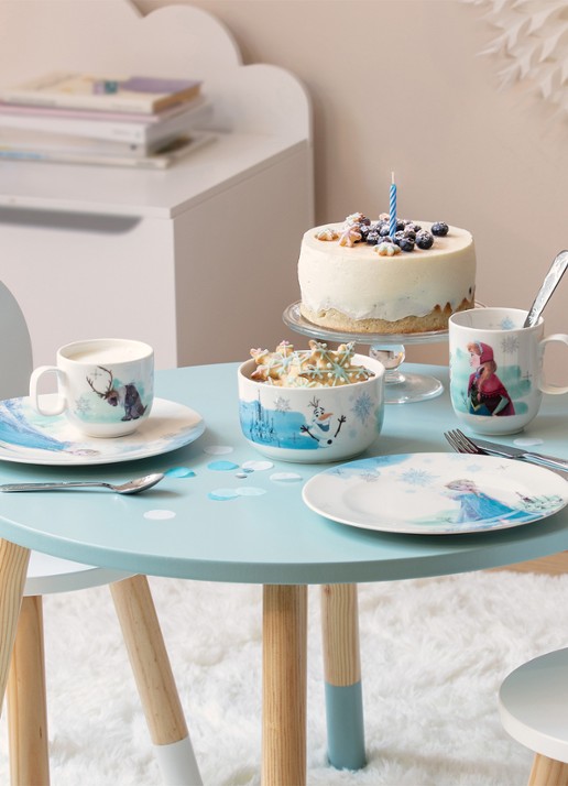 Villeroy & Boch Disney Frozen kinderbeker - detail 2 blauw