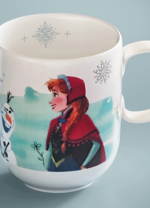 Villeroy & Boch Disney Frozen kinderbeker - achterkant 5 blauw