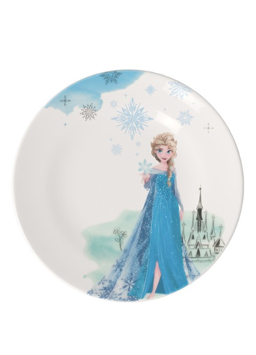 Villeroy & Boch Disney Frozen kinderbord 21,5 cm - voorkant 4 blauw