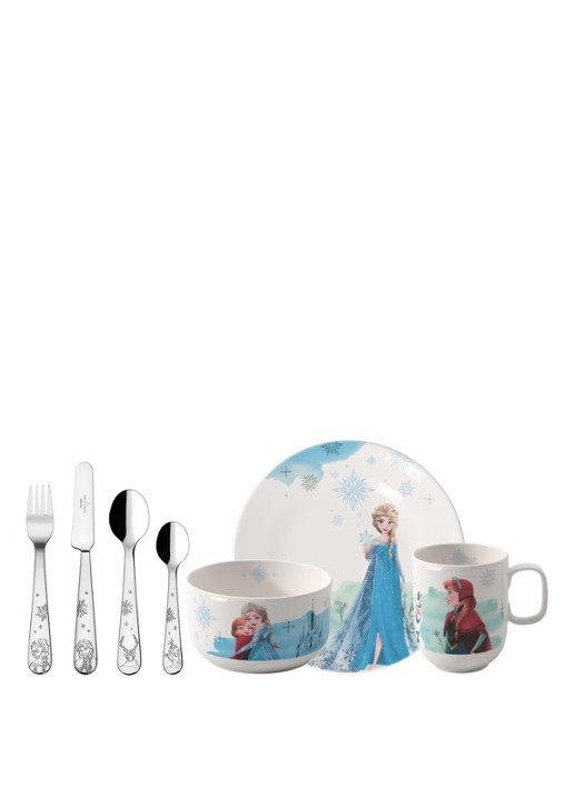 Villeroy & Boch Disney Frozen kinderserviesset 7-delig - voorkant blauw