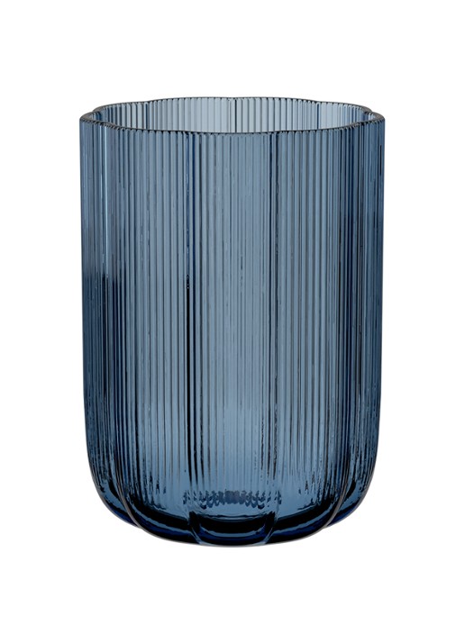Villeroy & Boch Fleur bleu Wazon vaas 22,5 cm - voorkant blauw
