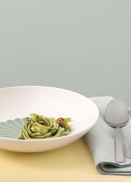 Villeroy & Boch Fleur diep bord 24 cm - detail 3 lindegroen