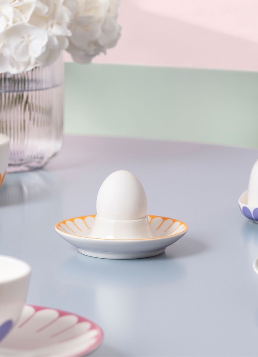 Villeroy & Boch Fleur eierdopje 11,5 cm - achterkant geel