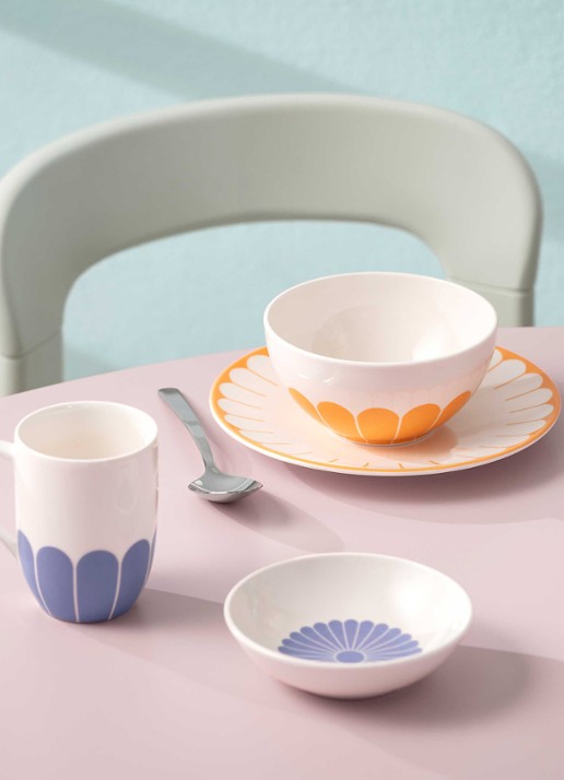 Villeroy & Boch Fleur kom 14 cm - voorkant 3 orange