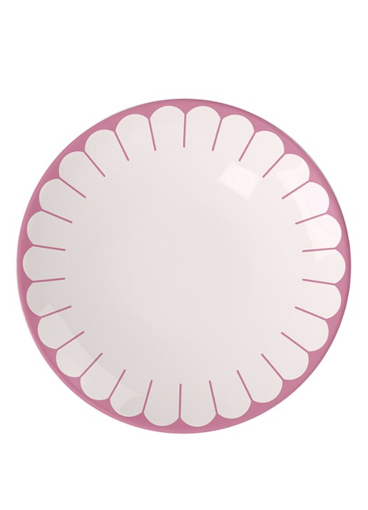 Villeroy & Boch Fleur ontbijtbord 21 cm - voorkant 2 roze