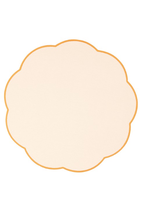 Villeroy & Boch Fleur placemat 40 cm - voorkant geel