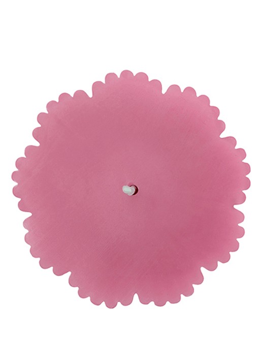 Villeroy & Boch Fleur stompkaars 7,5 cm - voorkant 2 donkerroze