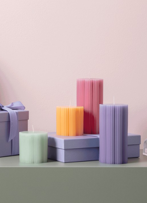 Villeroy & Boch Fleur stompkaars - achterkant blauw