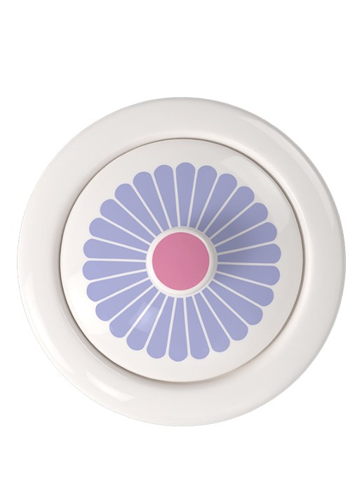 Villeroy & Boch Fleur suikerpot 10 cm - voorkant 2 geel