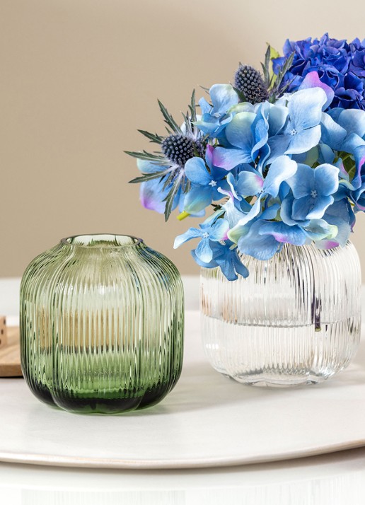Villeroy & Boch Fleur vert Wazon vaas 11 cm - voorkant 2 groen