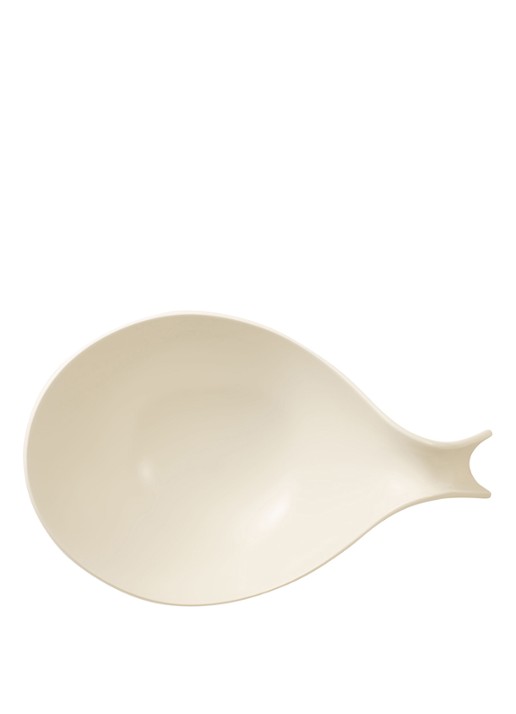 Villeroy & Boch Flow serveerschaal met greep  - voorkant 4 gebroken wit