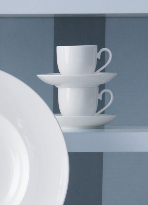 Villeroy & Boch For Me espressoschotel - achterkant gebroken wit