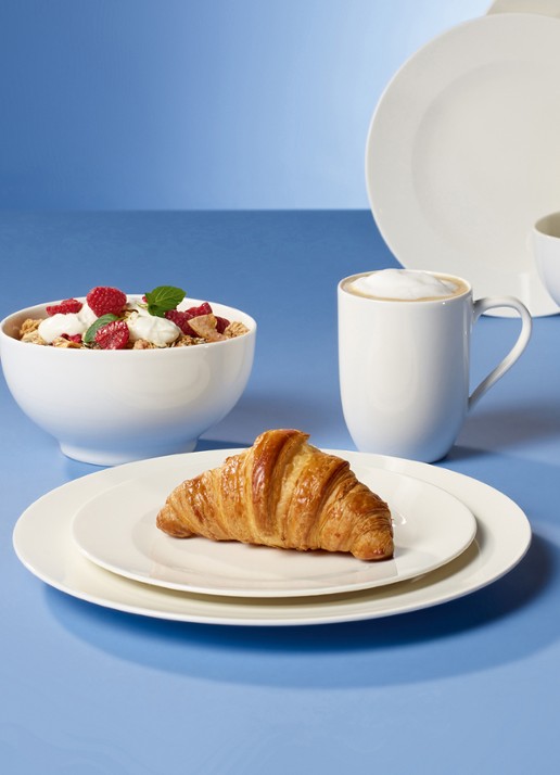 Villeroy & Boch For Me ontbijtbord 21,5 cm - achterkant 3 gebroken wit