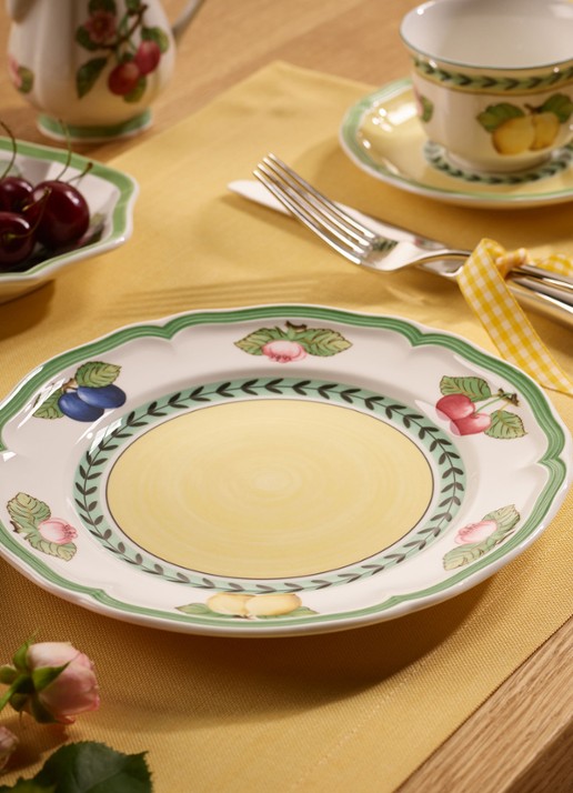 Villeroy & Boch Fruhstucksteller   Mit Villero - voorkant 2 groen