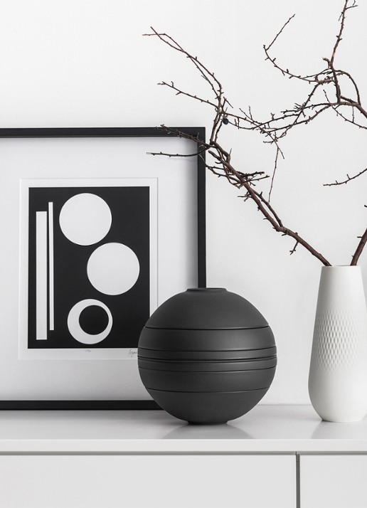 Villeroy & Boch Iconic La Boule serviesset 7-delig - achterkant 3 zwart