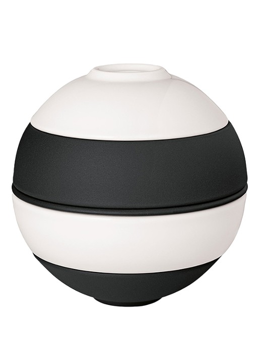 Villeroy & Boch Iconic La petite Boule serviesset 5-delig - voorkant zwart