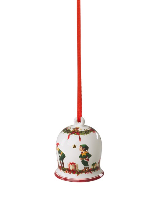 Villeroy & Boch Jaar-klokje 2026 kersthanger 6,9 cm