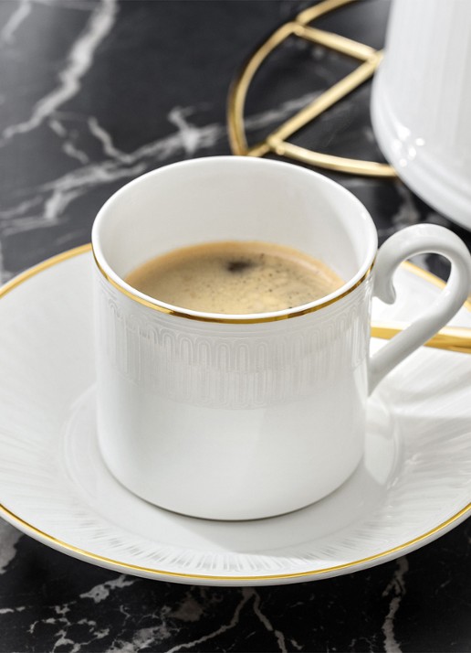 Villeroy & Boch Kaffeeobertasse - voorkant 2 wit