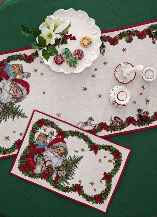Villeroy & Boch Kerst placemat 32 x 48 cm - voorkant 2 multicolor