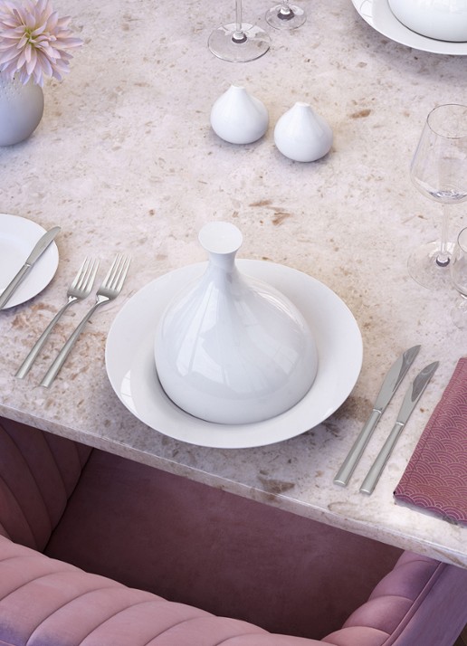 Villeroy & Boch La Divina witte wijnglas 38 cl set van 4  - detail 2 transparant