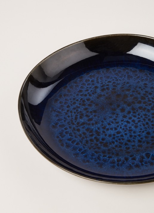 Villeroy & Boch Lave Bleu schaal 28 cm - detail 4 donkerblauw