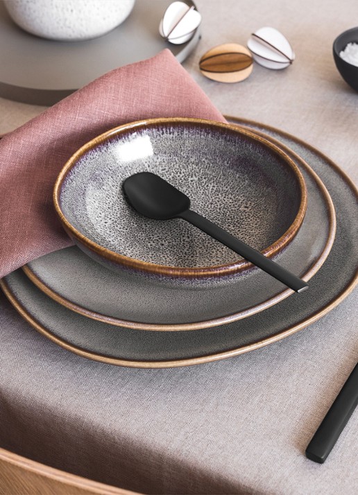 Villeroy & Boch Lave dinerbord 28 cm - detail 5 lichtgrijs