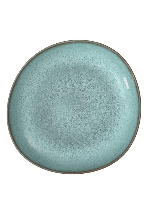 Villeroy & Boch Lave Glacé diep bord 28 cm - voorkant 5 turquoise