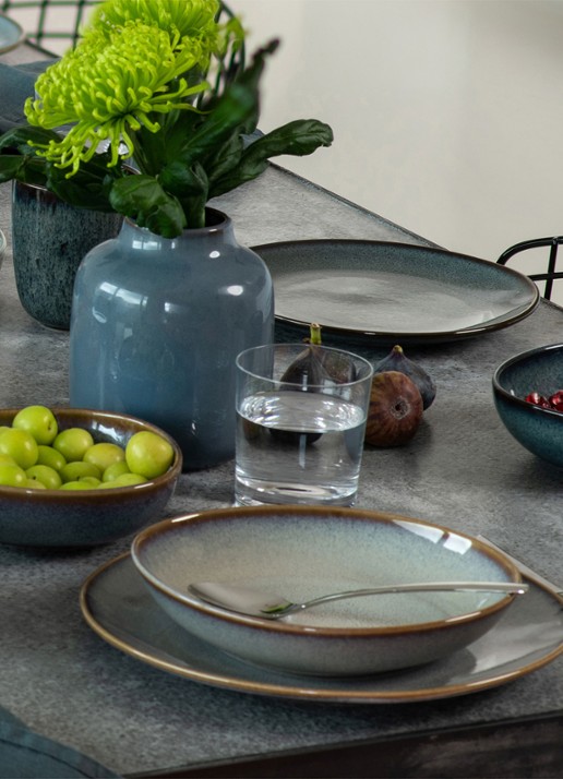 Villeroy & Boch Lave Glacé dinerbord 28 cm - detail 3 turquoise